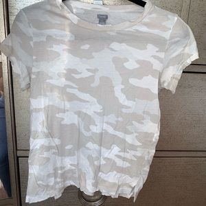 White camo T-shirt